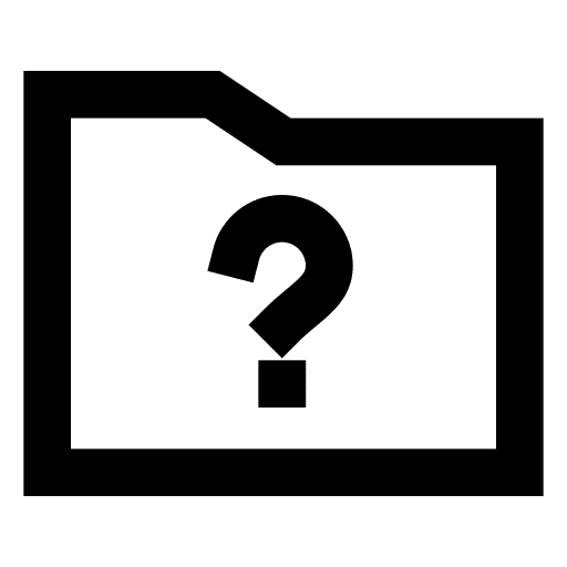 Folder, question icon