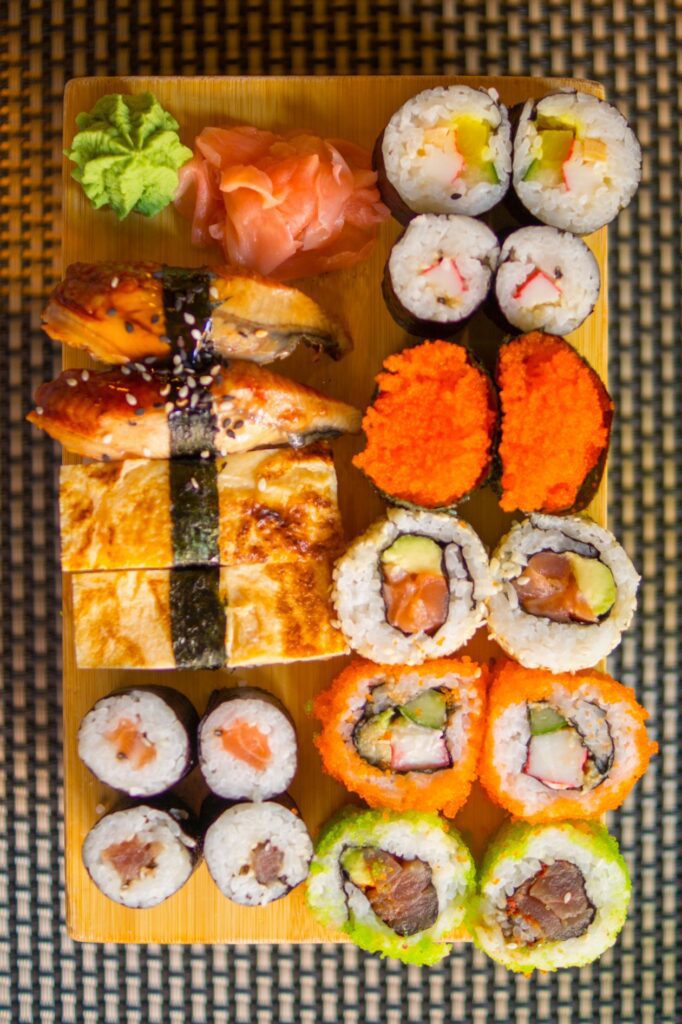 Sushi plate Stock Free