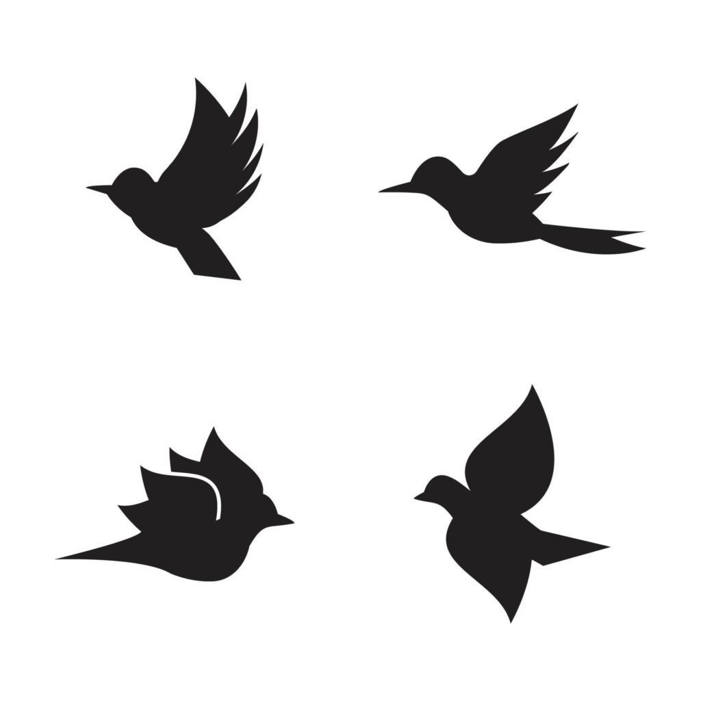 Bird Logo Template Design Vector, Emblem, Design Concept, Creative Stock Free