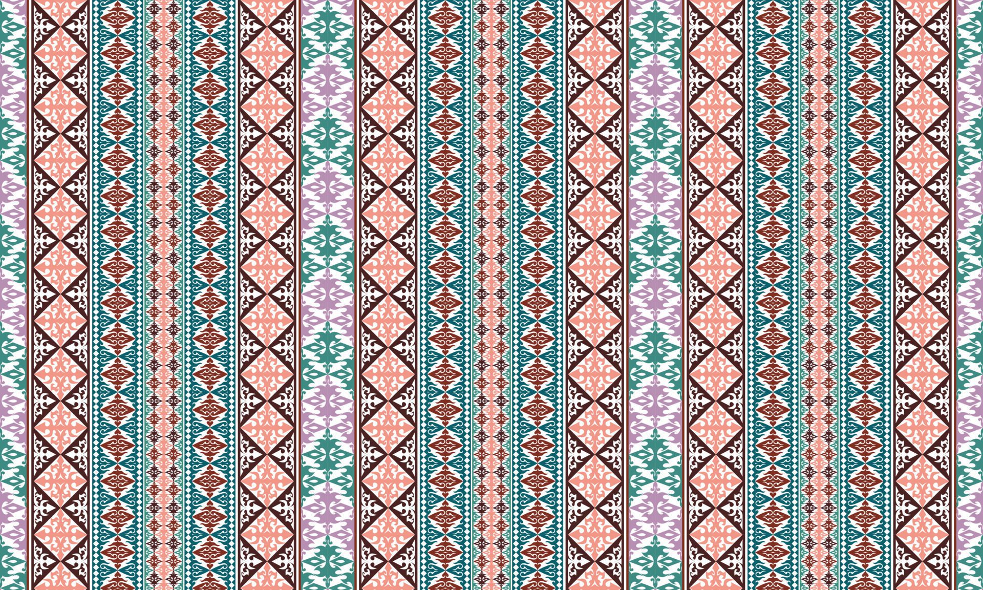 elegant ethnic pattern background Free Vector