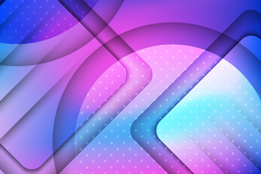 Abstract background with 3d gradient design Free Vector