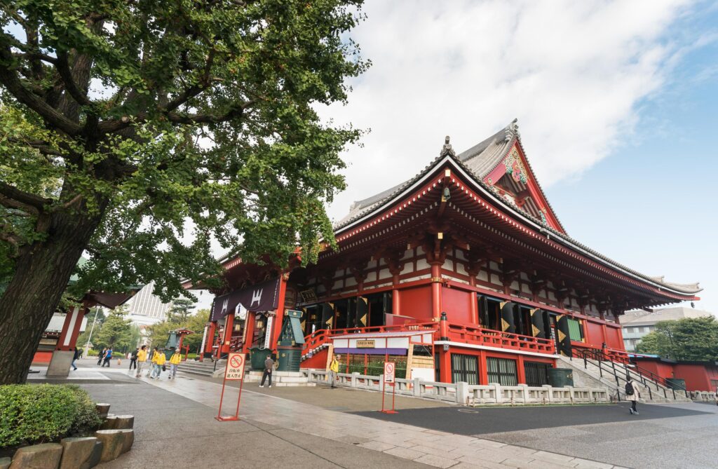 Sensoji Temple in Tokyo, Japan Stock Free