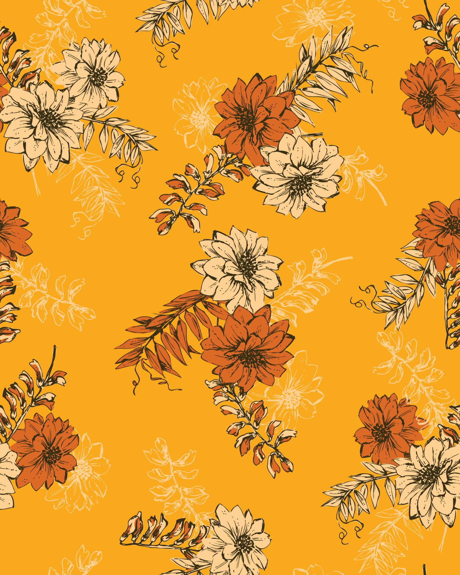 Colourful seamless pattern. Free Vector