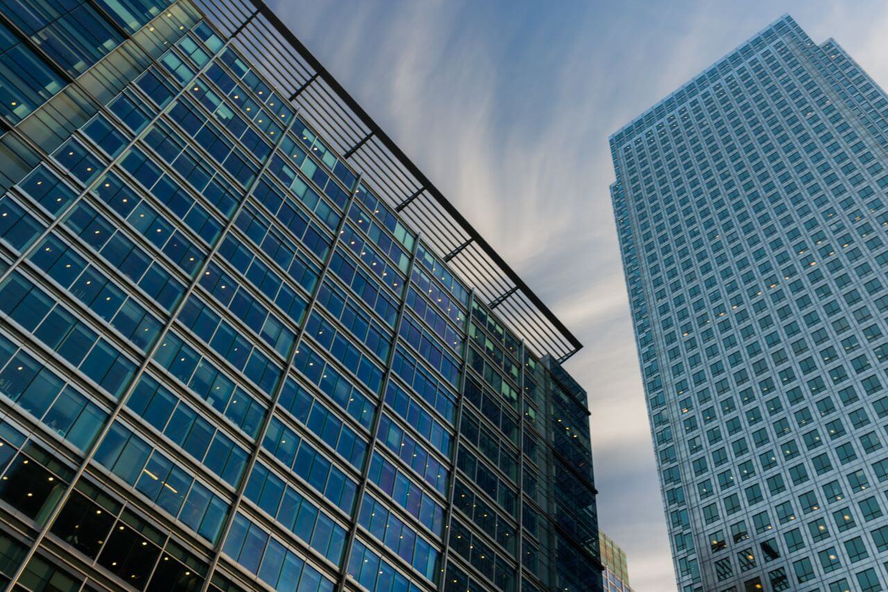 Glass Skyscrapers in London Stock Free