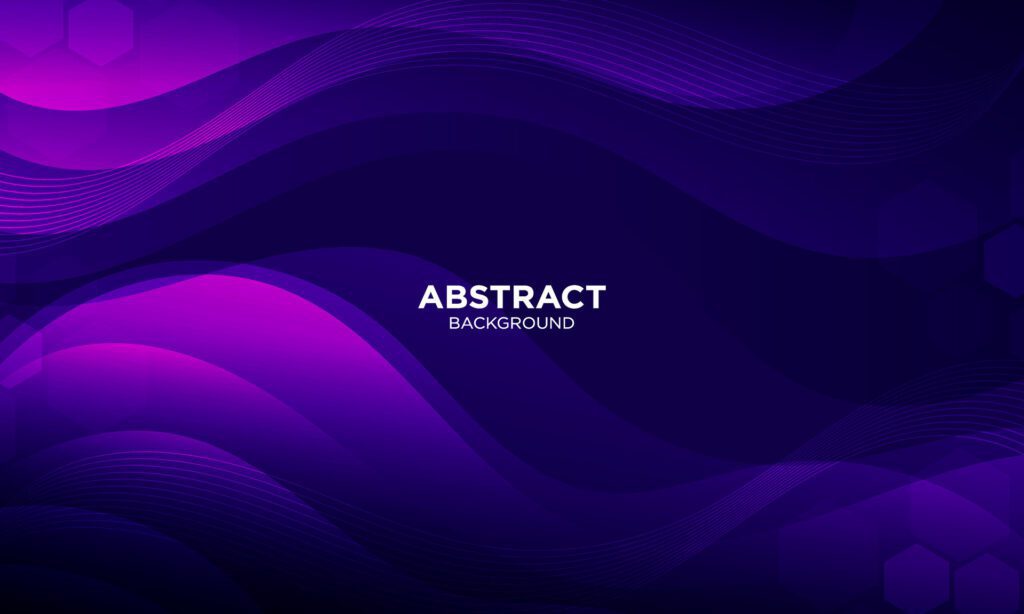 Abstract Gradient purple blue liquid Wave Background Free Vector