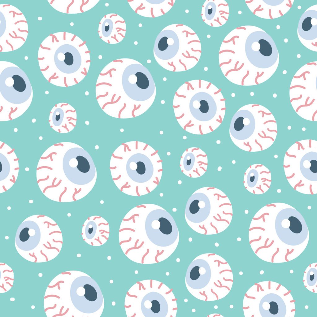 Eyeball Pattern Free Vector and Free SVG