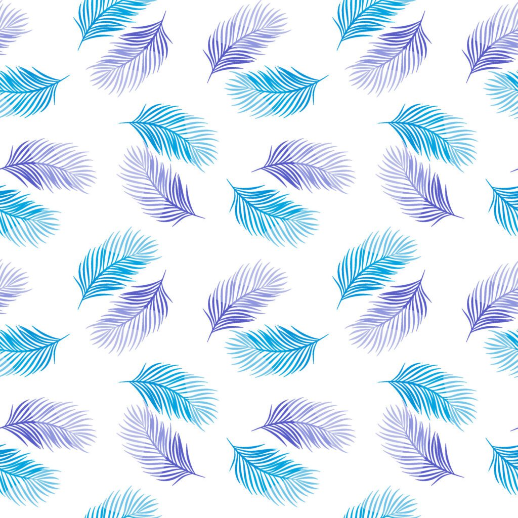 seamless background with leaf pattern Free Vector and Free SVG