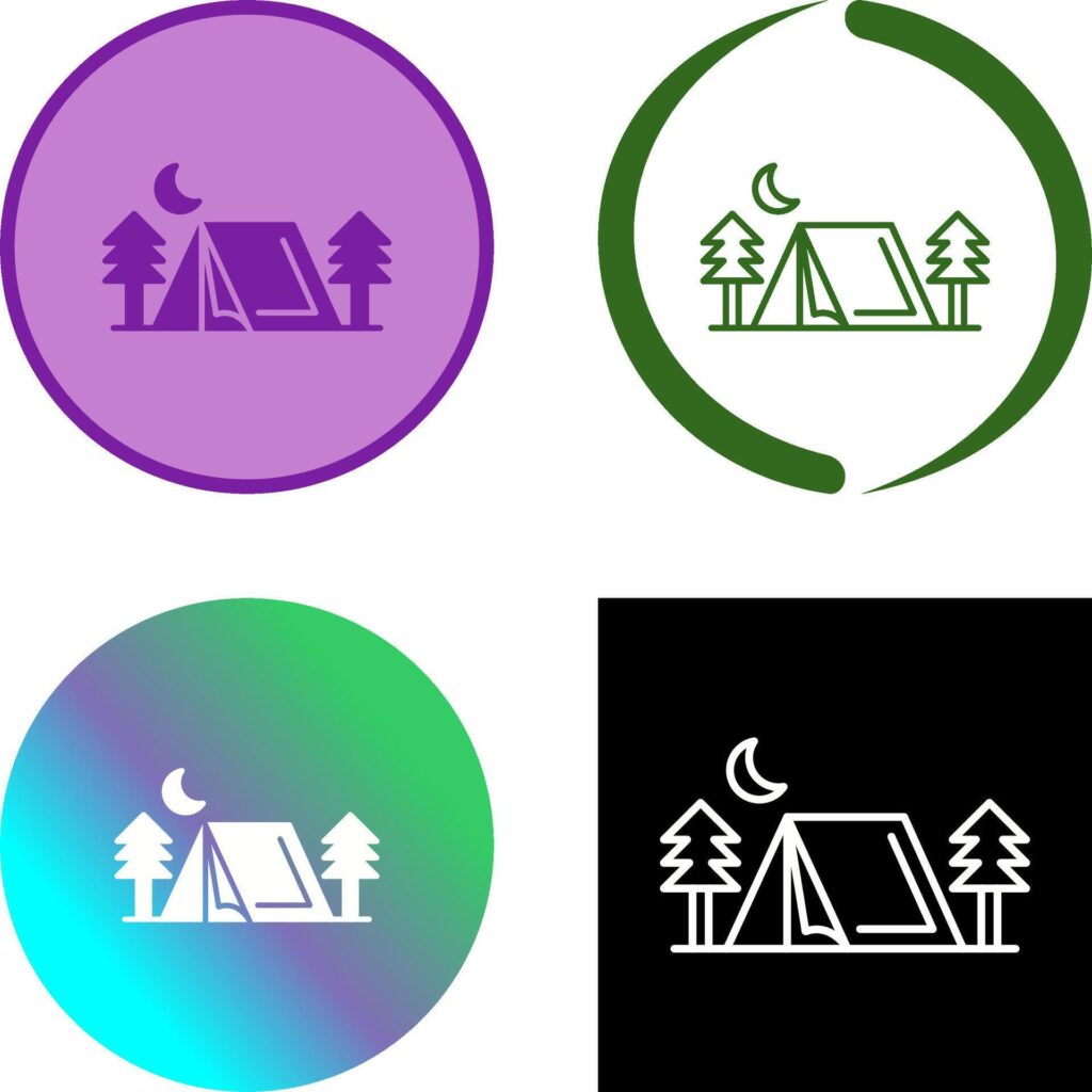 Tent Icon Design Stock Free