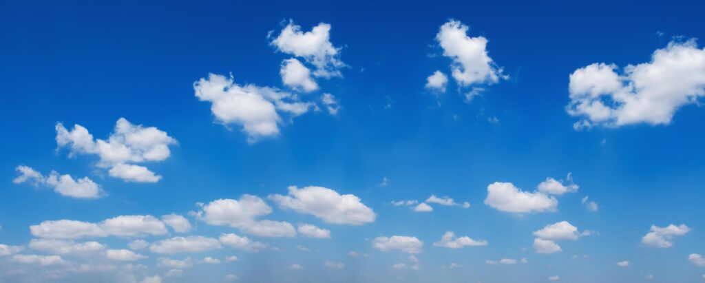 panorama blue sky with white cloud background nature view Stock Free