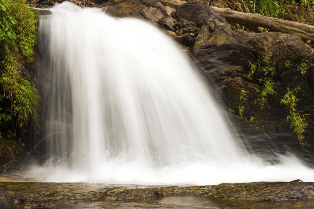 Natural waterfall Dawna, Karen State, Myanmar Stock Free