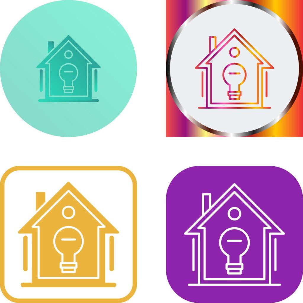 Home Automation Icon Design Stock Free