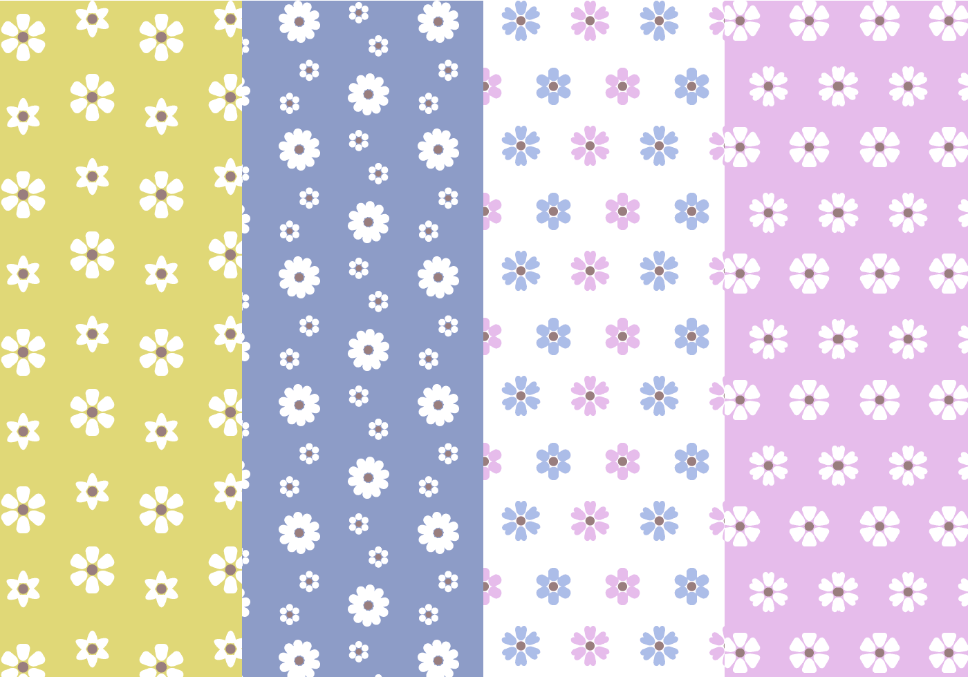 Free Flower Pattern Vector Free Vector and Free SVG