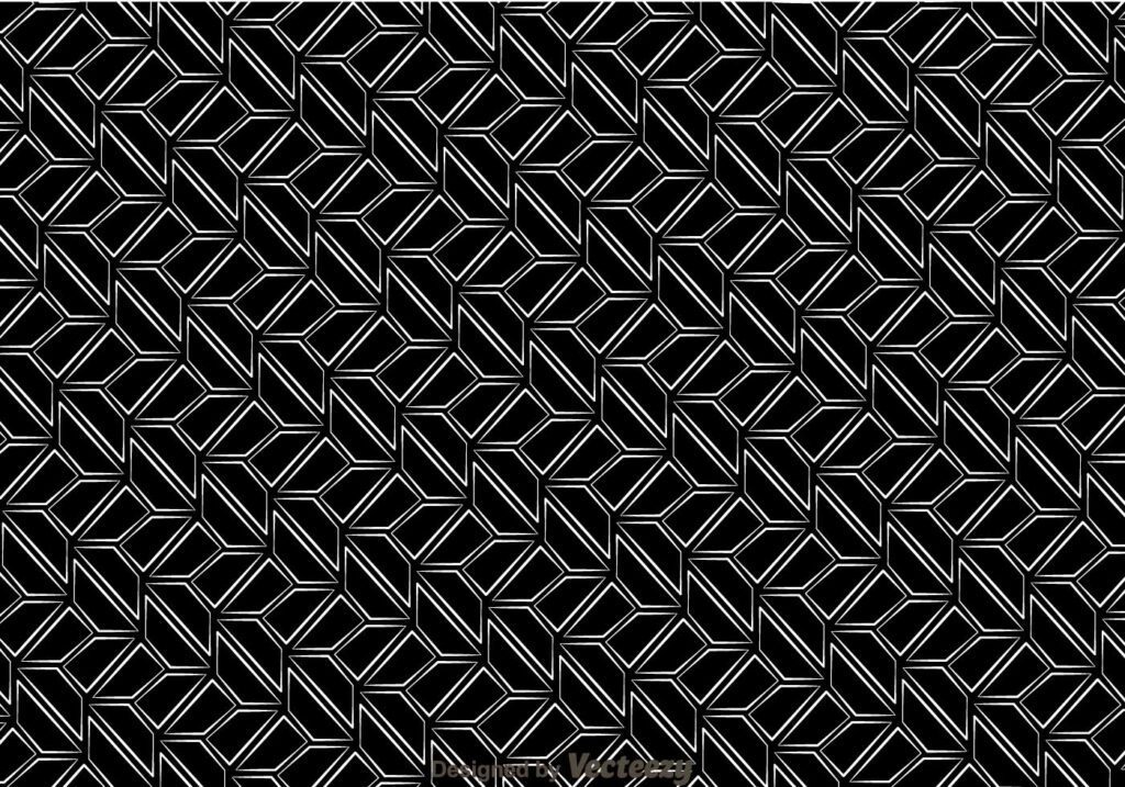 Black And White Retro Pattern Free Vector and Free SVG