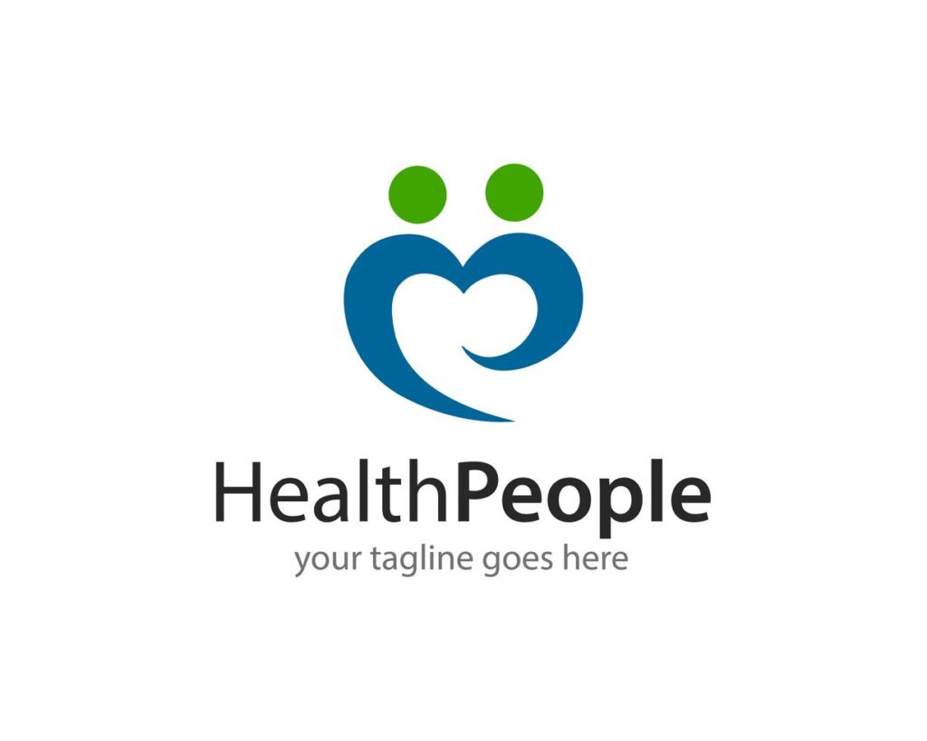 Health People Logo Icon Vector Stock Free