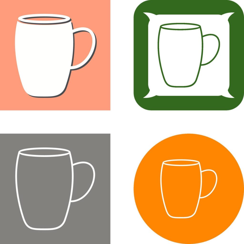 Mug Icon Design Stock Free