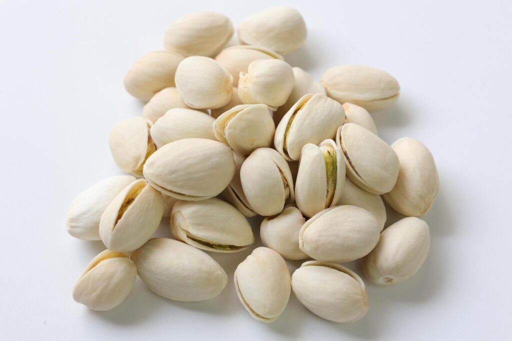 Pistachio nut isolated on white background Stock Free