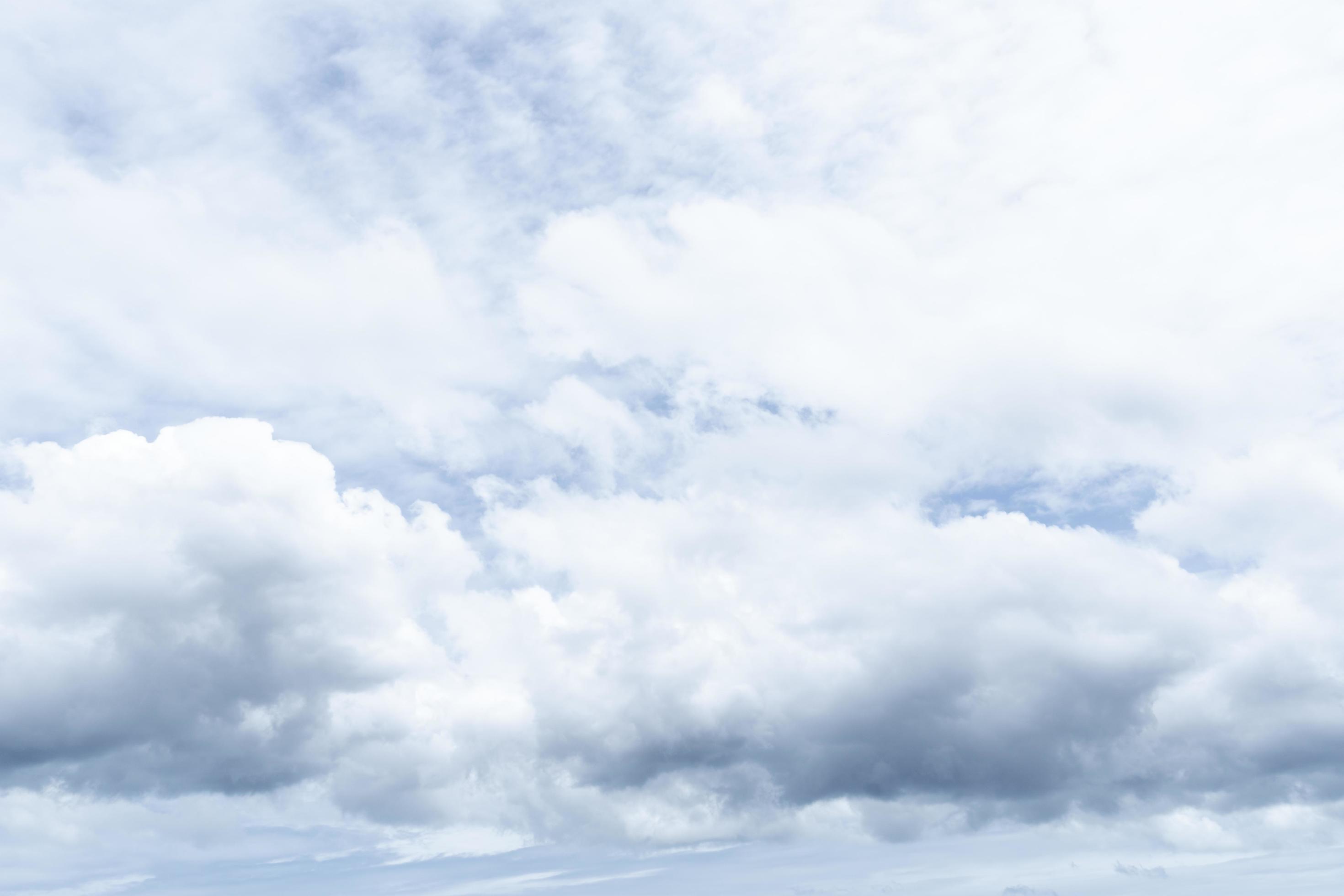 Abstract background of white clouds on the blue sky. for nature background. Stock Free