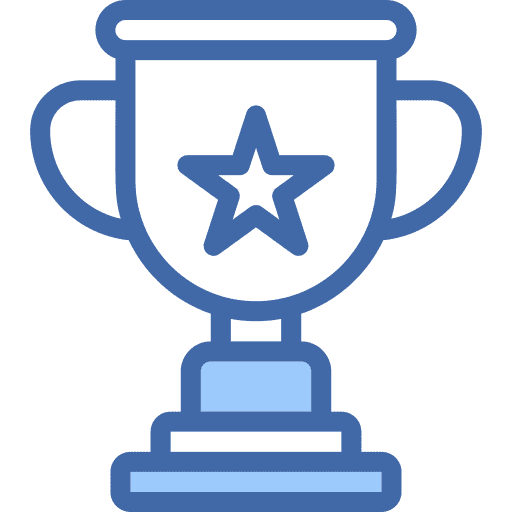 Trophy, competition, sports icon
