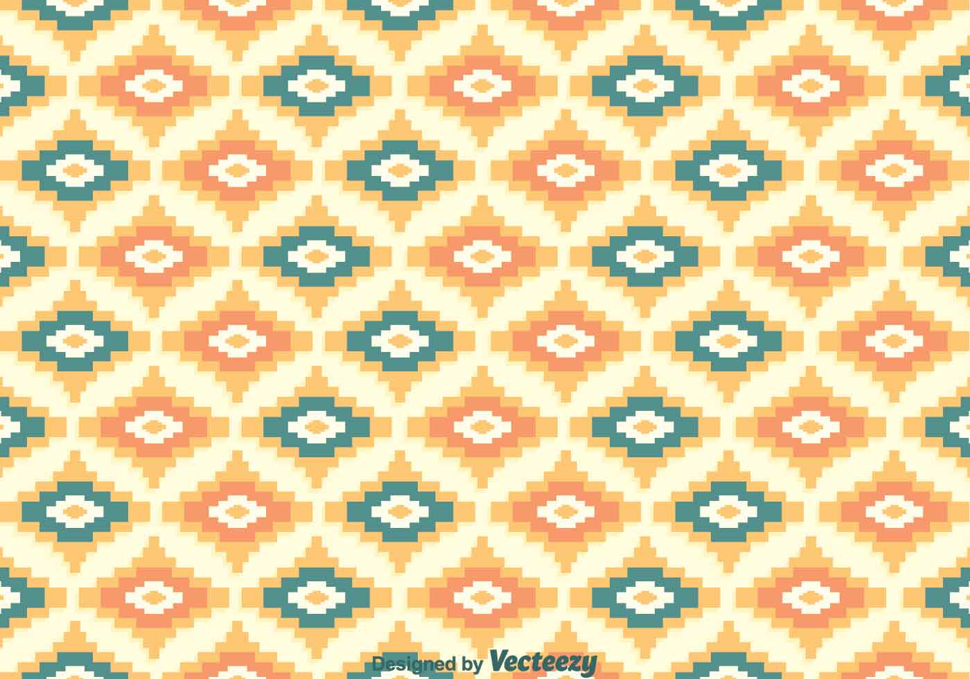 Aztec Ethnic Pattern Free Vector and Free SVG