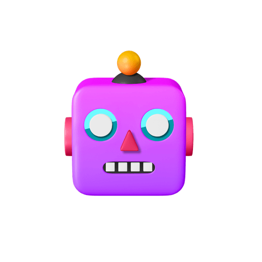 Robot, automation 3D illustration