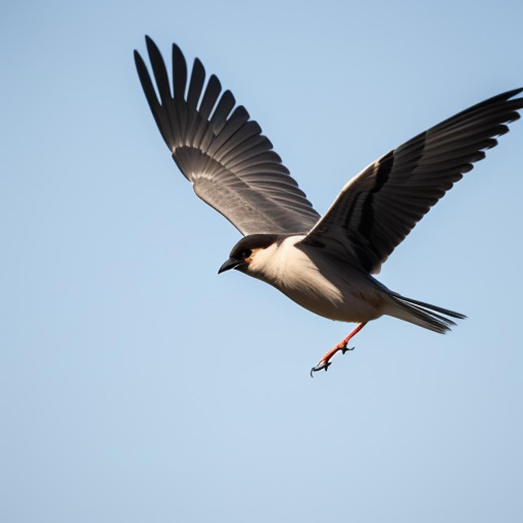 A BIRD FLYING IN by @ai_generated