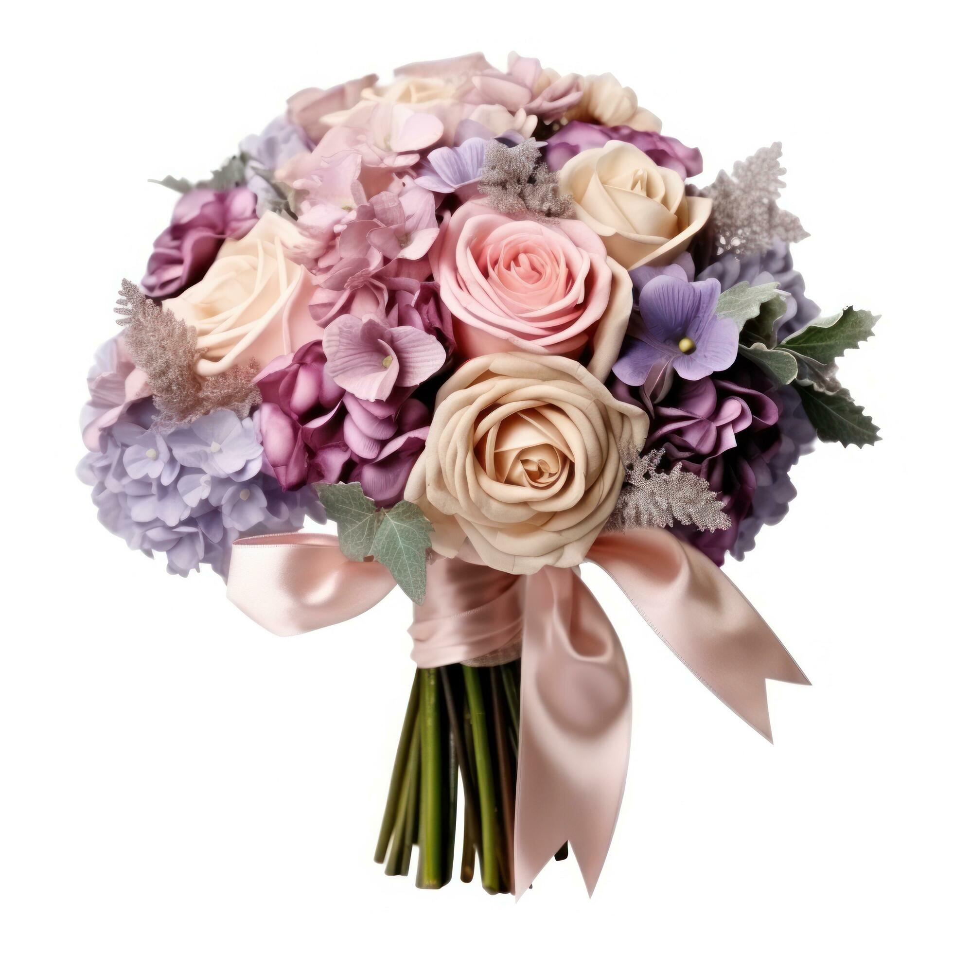 Wedding flower bouquet isolated Stock Free