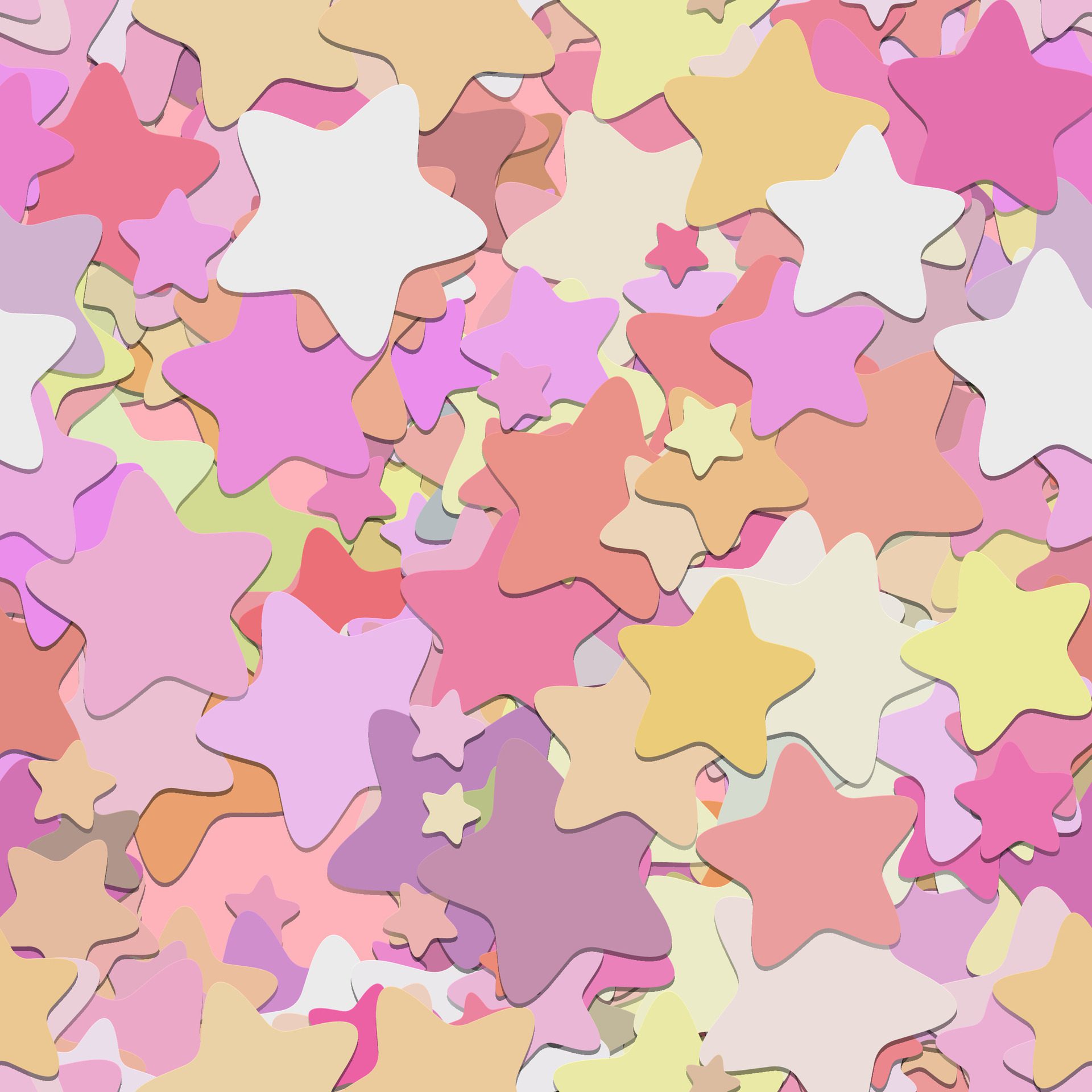 Colorful star pattern Free Vector