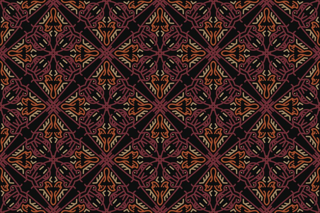 oriental pattern. vintage background with Arabic ornament. Pattern, background and wallpaper for your design. Textile ornament. illustration. Free Vector