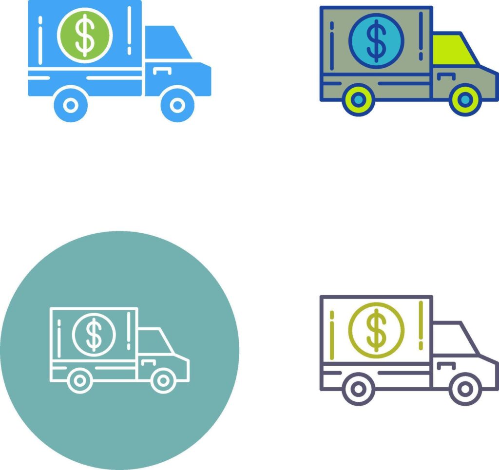 Delivery Truck Icon Design Stock Free