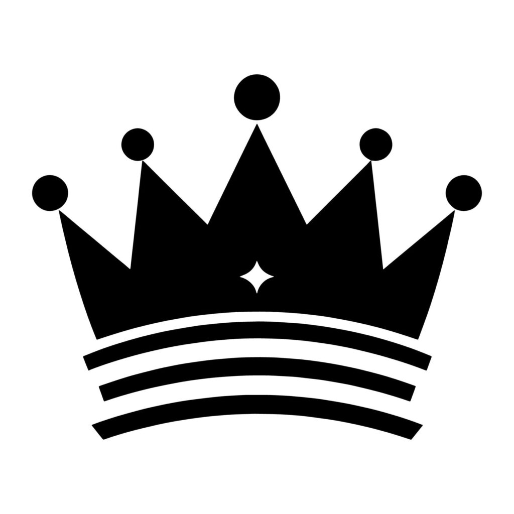 Simple Crown Logo. Vector Illustration Free Vector