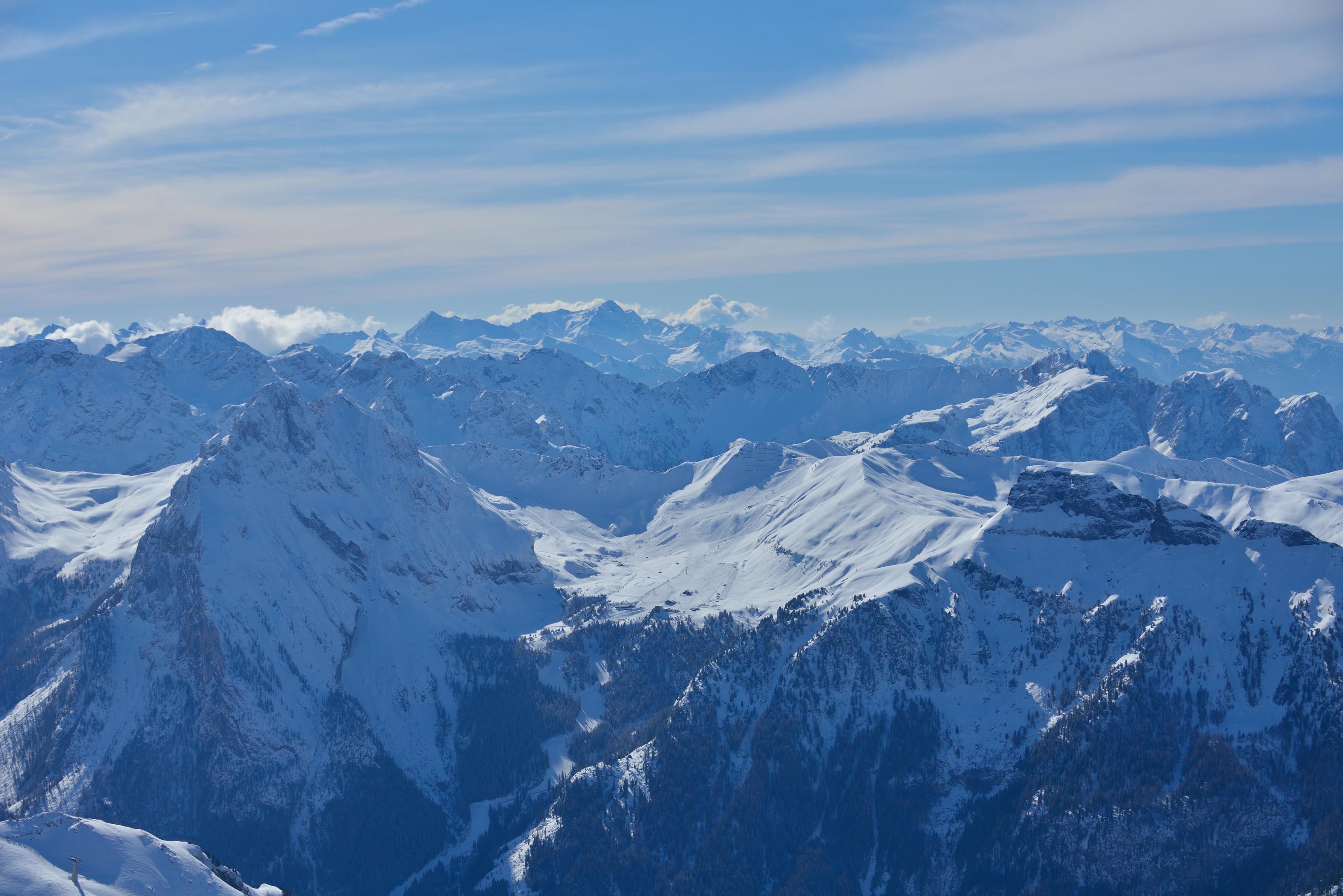 mountain winter nature Stock Free