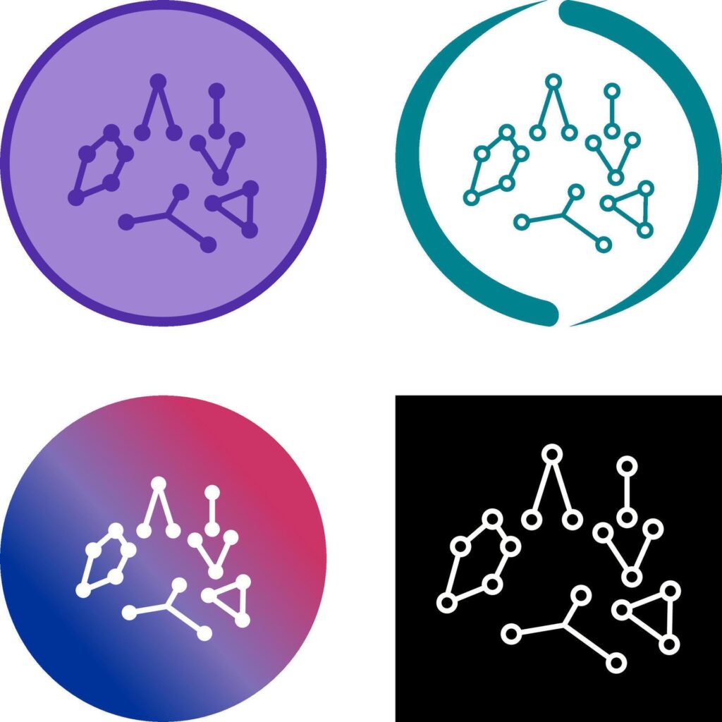 Constellation Icon Design Stock Free