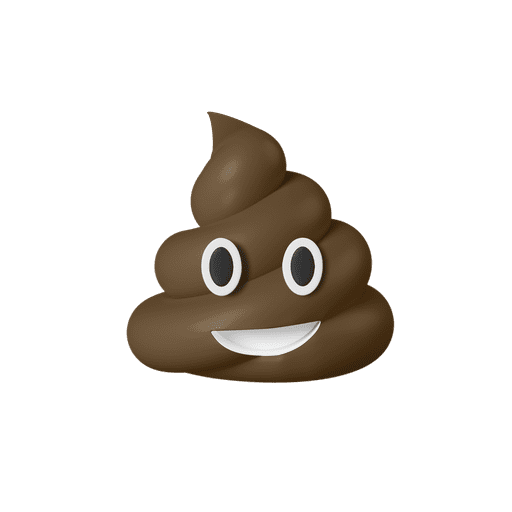 Pile, of, poo 3D illustration