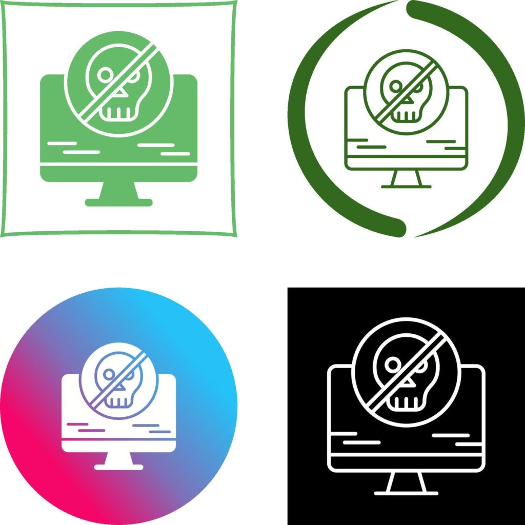 Antivirus Icon Design Stock Free