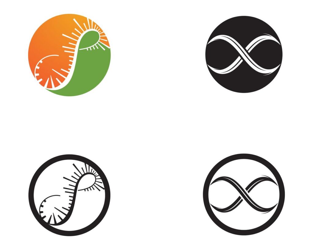 infinity logo and symbol template icons vector Stock Free