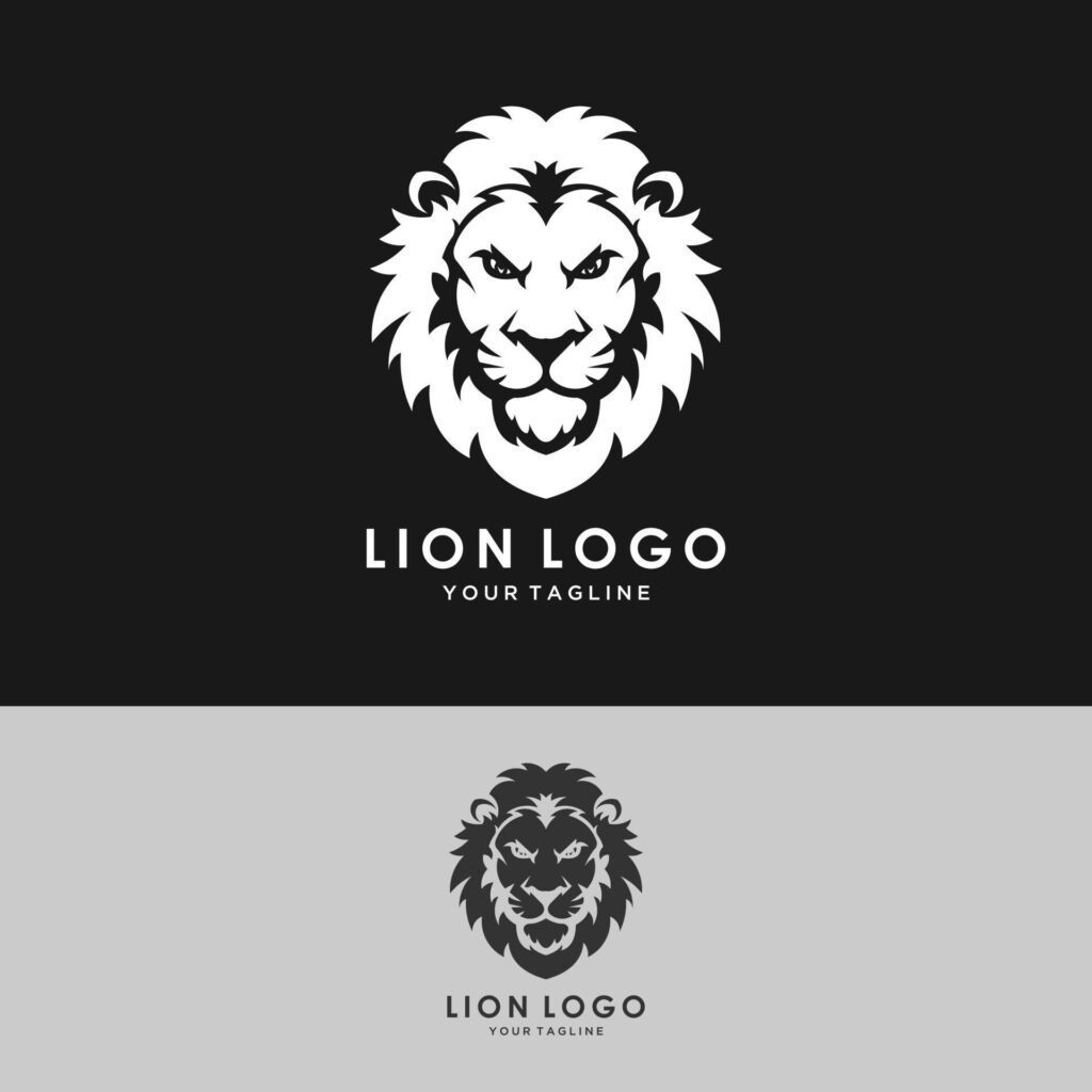 lion logo template Stock Free