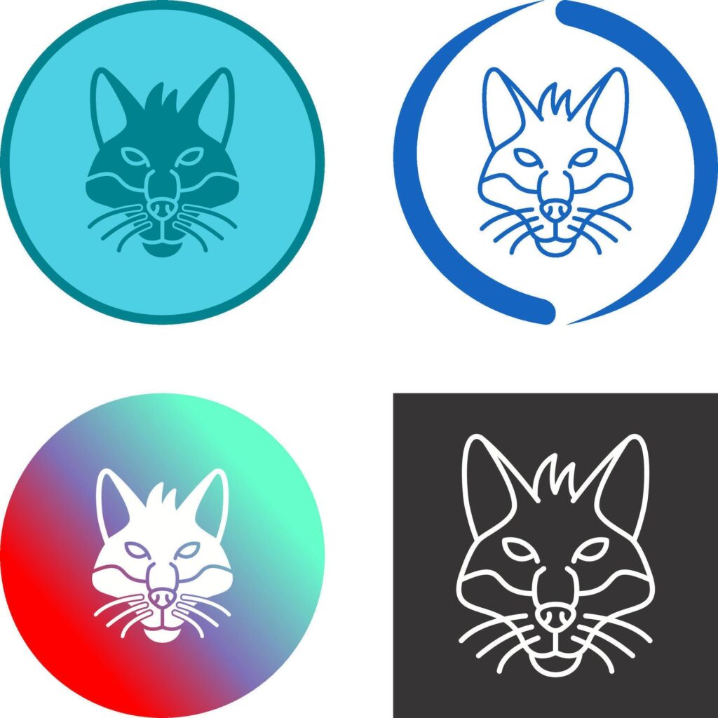 Fox Icon Design Stock Free