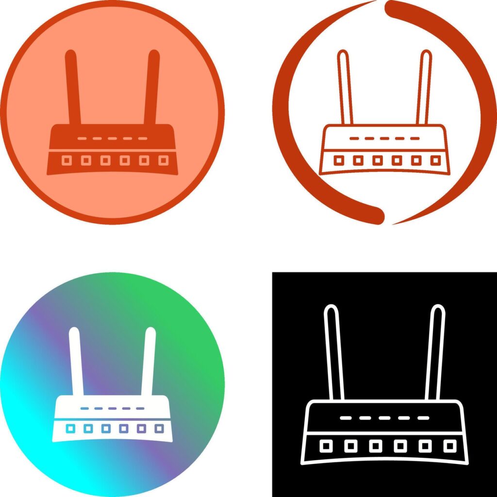 Router Icon Design Stock Free