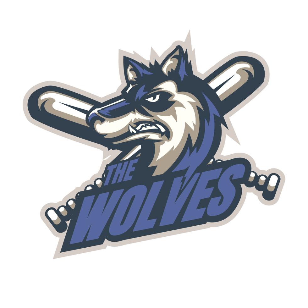 Baseball Wolves Stock Free and Free SVG