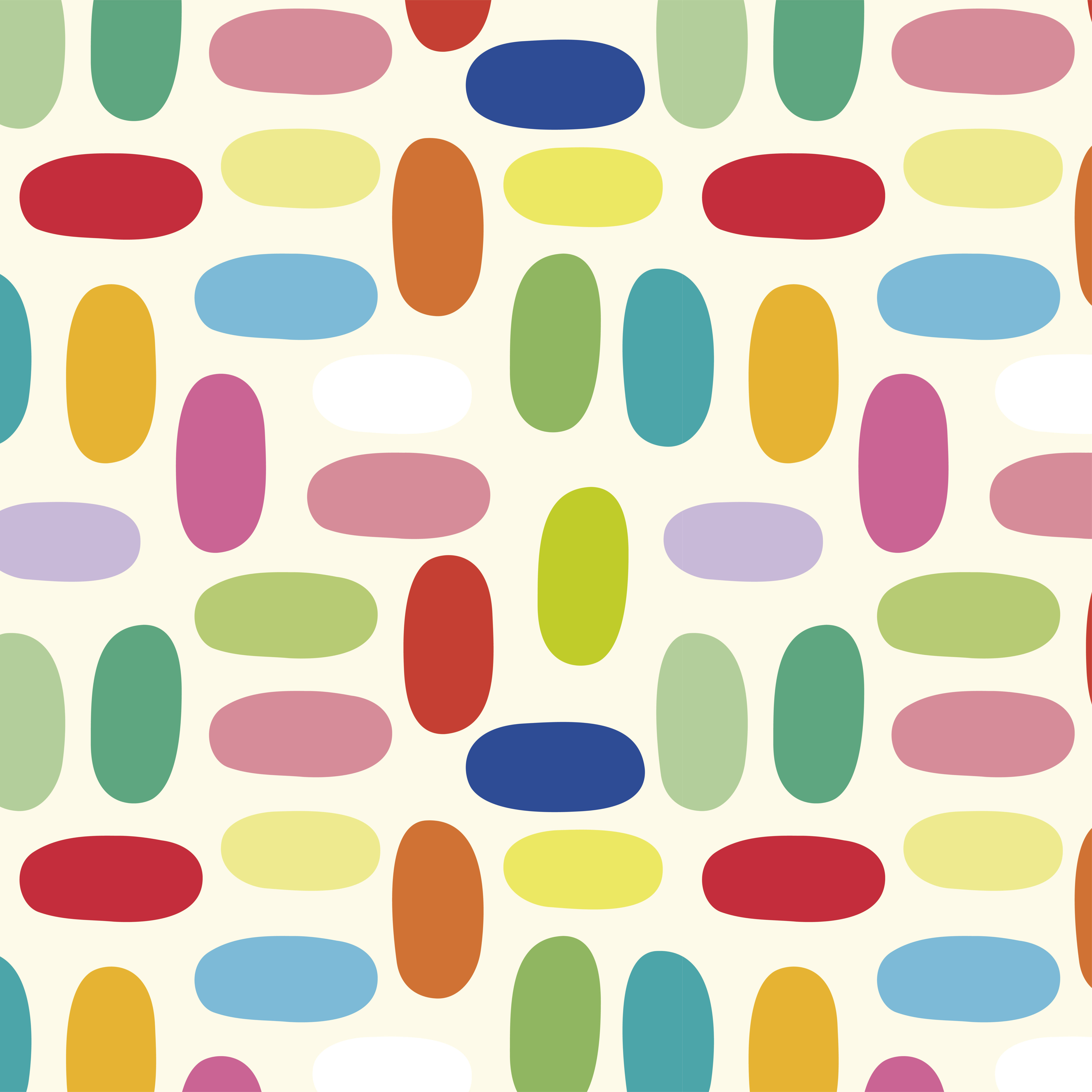 Seamless pattern with colorful shapes Free Vector