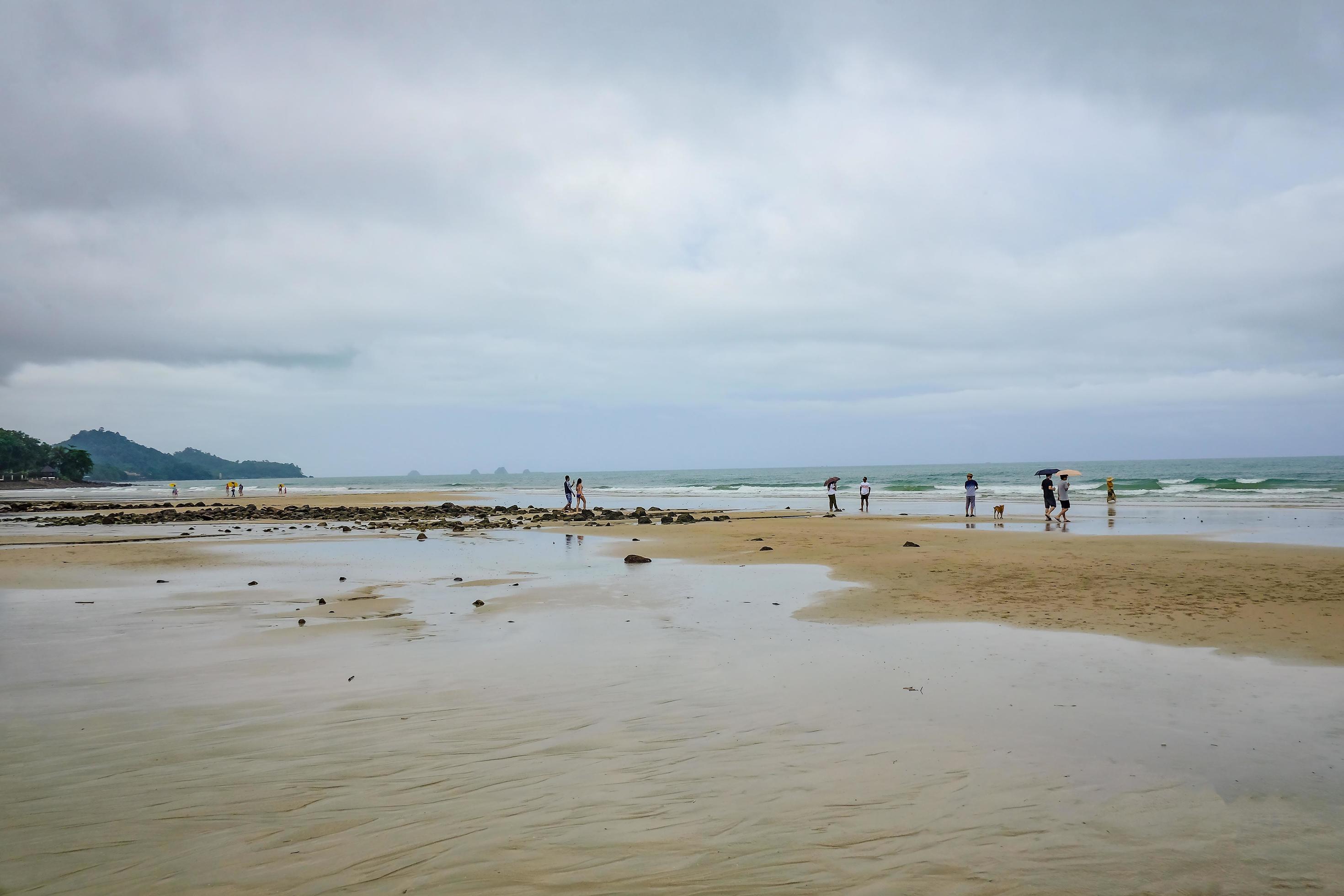 Beautiful Tropical Beach with nature Beside the beach on Koh chang Trat Thailand Stock Free