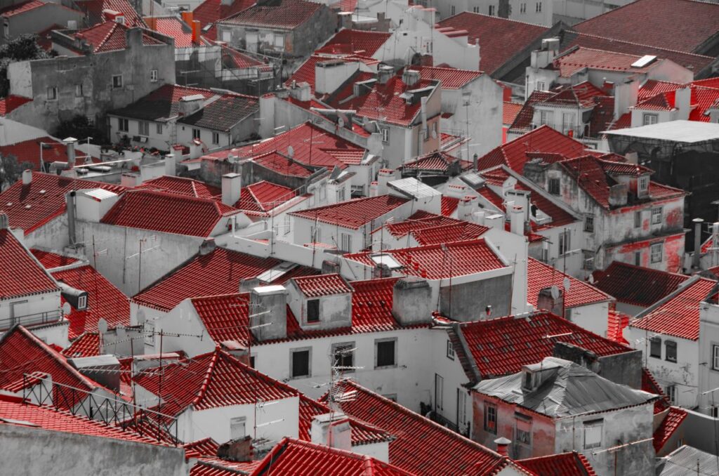 Rooftops of Lisbon Stock Free