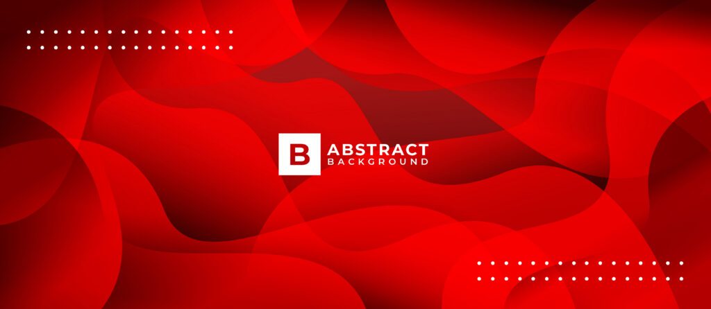 Red Light Shape Abstract Wave Background Free Vector