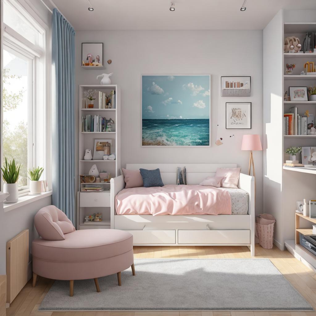 Cute room Hyperrealism,high quality,high by @ai_generated