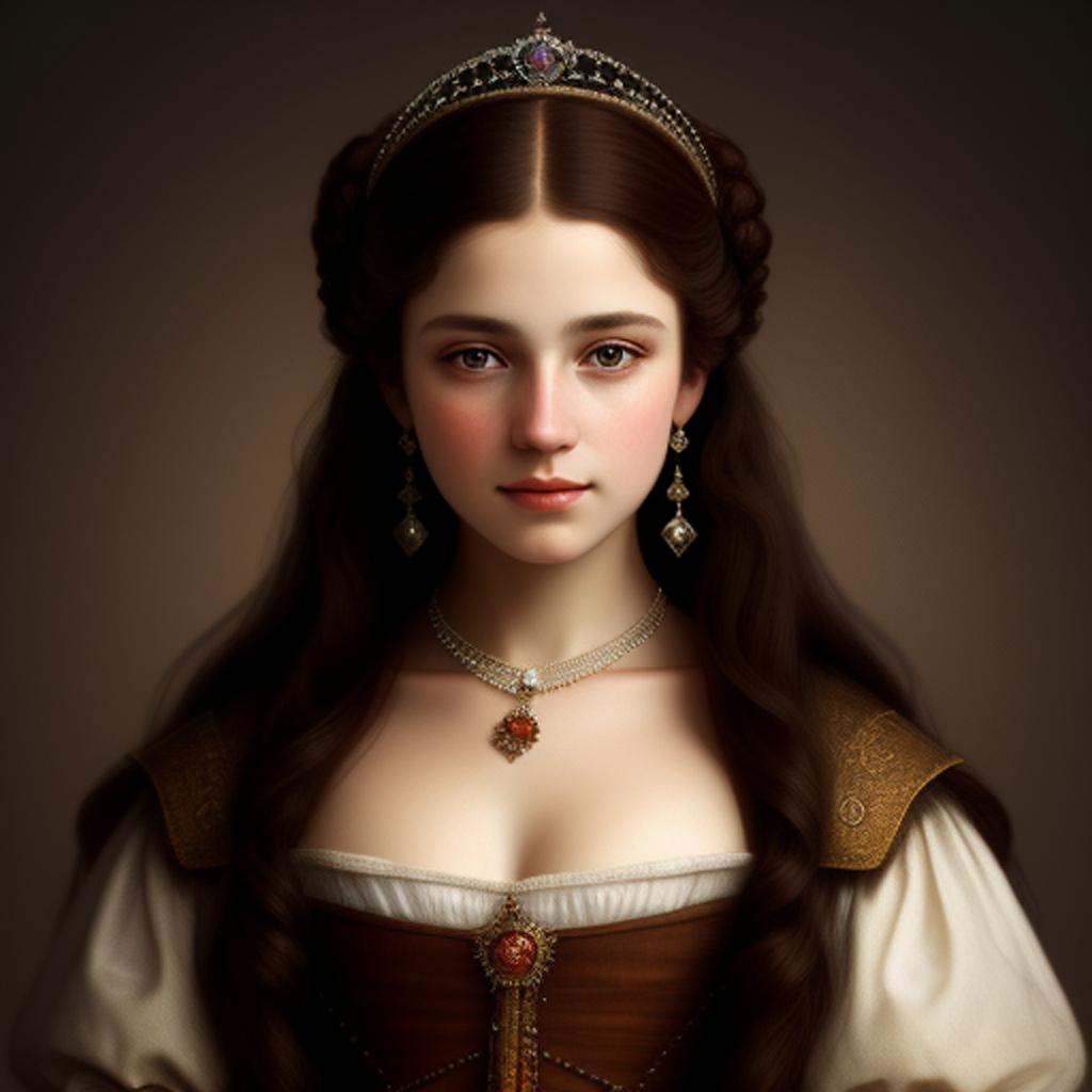 A princess from renaissance by @ai_generated