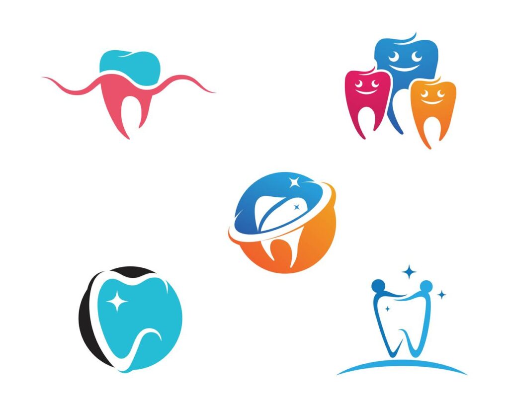 Dental logo Template vector illustration Stock Free