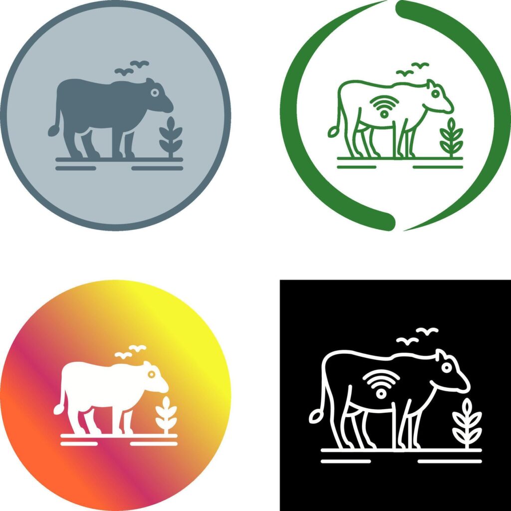 Cattle Icon Design Stock Free