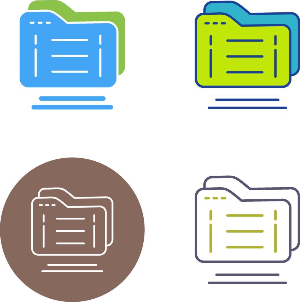 Folder Icon Design Stock Free