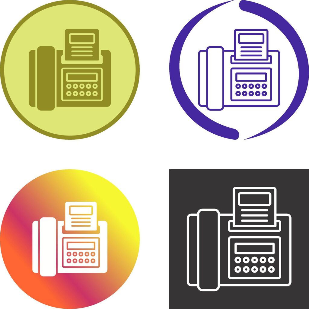 Fax Icon Design Stock Free