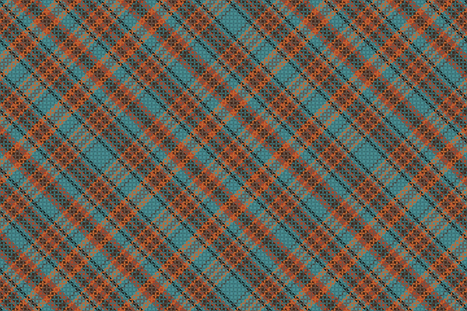 Tartan plaid pattern with texture. Free Vector